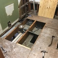 Rotten Bathroom Subfloor Removed